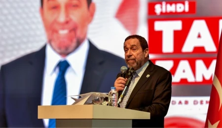 TAM Parti’nin tek adaylı 1’inci Olağan Kurultayı yapıldı: Genel başkan Serdar Denktaş