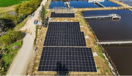 Haspolat Arıtma Tesisi’nde güneş enerjisi yatırımı: Elektriğin yüzde 20’si karşılanacak