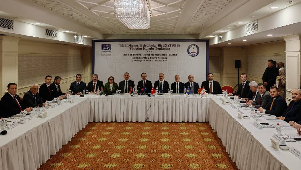 Özçınar, Gaziantep’teki TDBB Yönetim Kurulu toplantısına katıldı