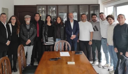 CTP Spor Komitesi Atletizm Federasyonu’nu ziyaret etti