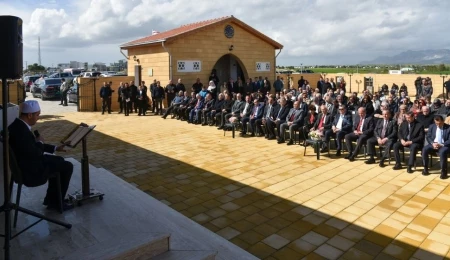 Beha Hüseyin Köprülü Camii düzenlenen törenle ibadete açıldı