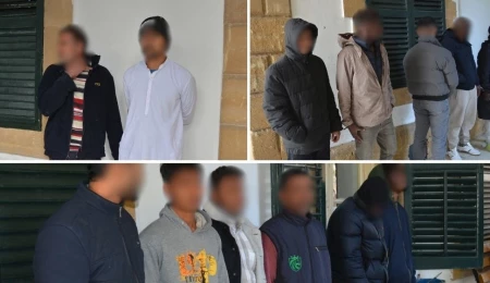 İkamet izinsiz oldukları tespit edilen 12 zanlıya 1 gün ek tutukluluk