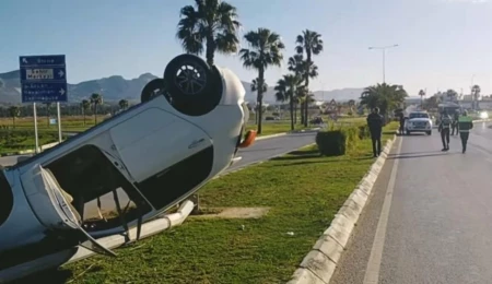 Gönyeli’de bugün ikinci ölümlü trafik kazası: Sürücü tüm müdahalelere rağmen hayatını kaybetti