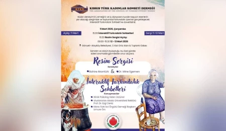 Kıbrıs Türk Kadınlar Konseyi Derneği’nden 8 Mart kapsamında sergi ve farkındalık söyleşileri
