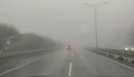 Polis uyardı: Sis nedeniyle bazı ana yollarda görüş mesafesi düştü