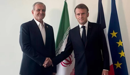 Pezeşkiyan ve Macron görüştü