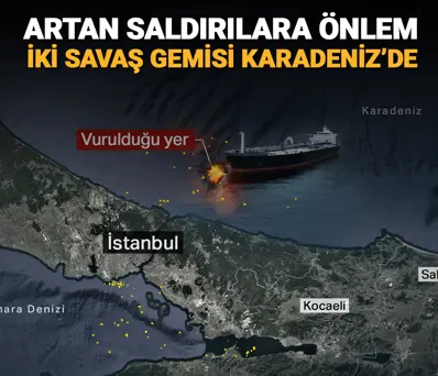 Karadeniz’de iki savaş gemisi görev yapacak