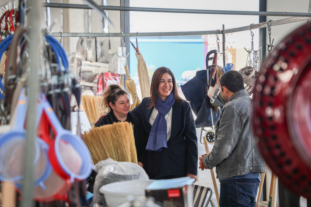 CTP heyeti İskele’de kapalı pazar yerini ve bölge esnafını ziyaret etti