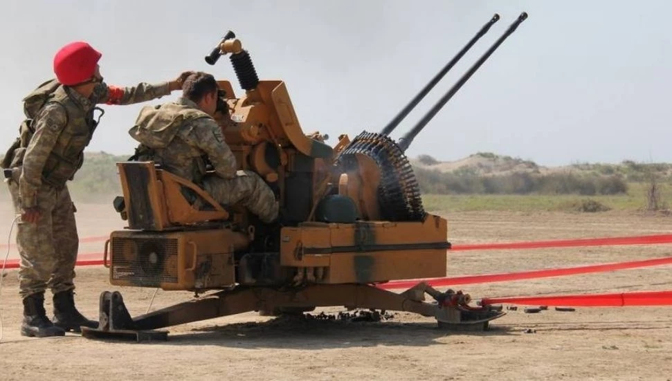 Güzelyurt’ta hava savunma atışları