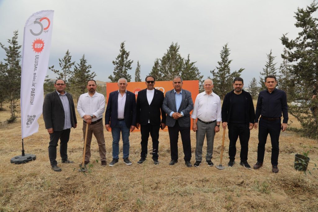 UBP’nin kuruluş yıl dönümü kapsamında “fidan dikimi” etkinliği yapıldı