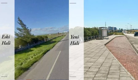 Gönyeli-Alayköy Belediyesi kente yeni otobüs durakları kazandırmaya devam ediyor