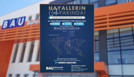 Bahçeşehir Kıbrıs Üniversitesi’nden öğrencilere %100’e varan eğitim bursu fırsatı: Sınav 16 Mayıs’ta!