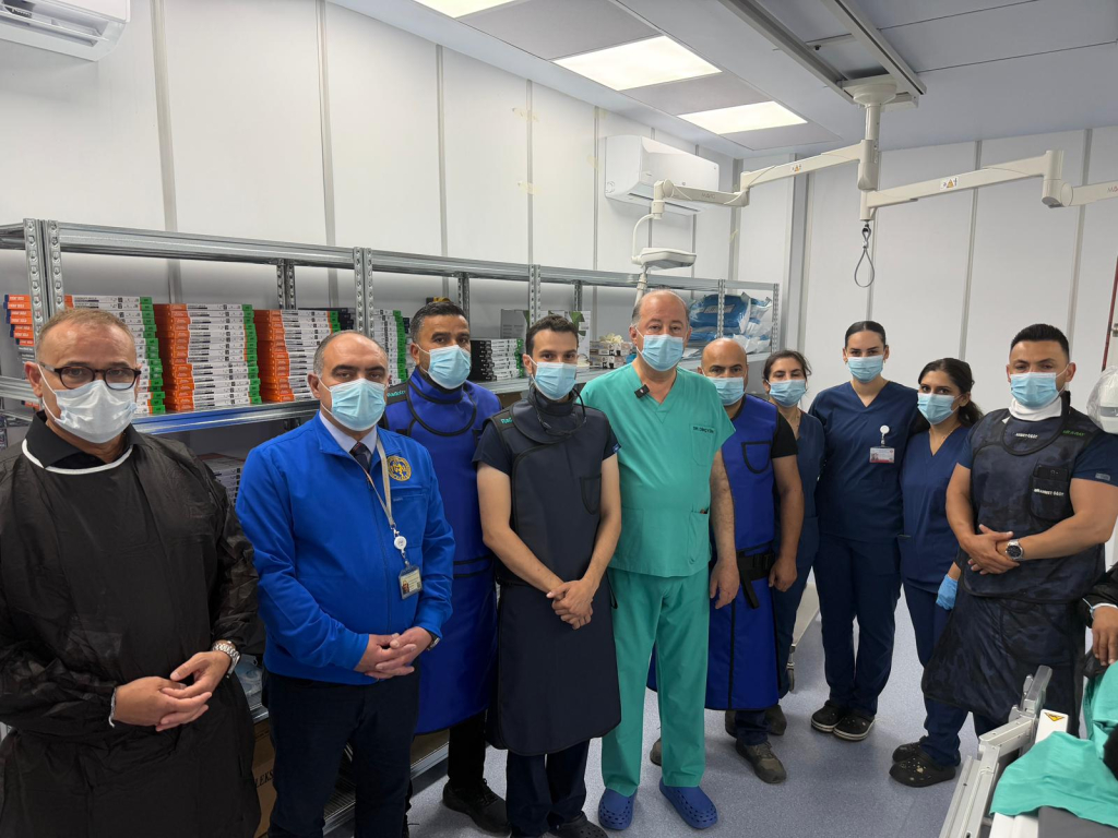 Mağusa Devlet Hastanesi’nde ilk anjiyo yapıldı