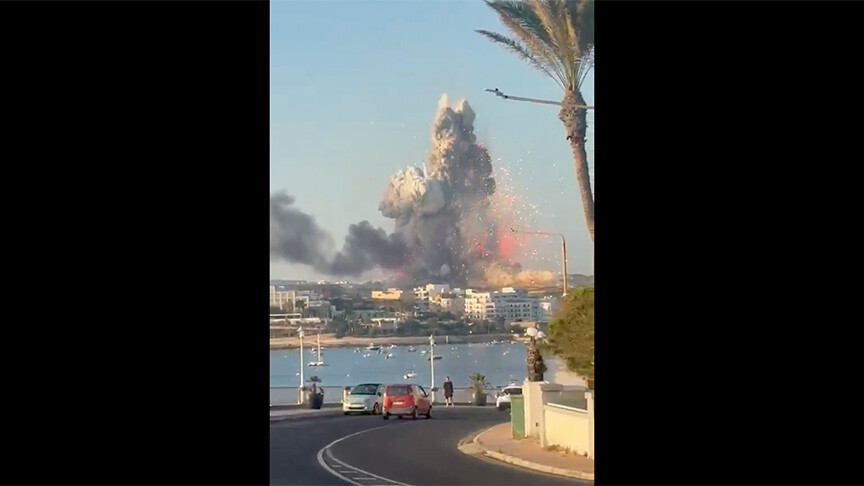 Malta’daki havai fişek fabrikasında şiddetli patlama: İki kişi yaralandı