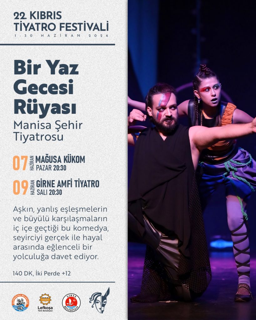 “Bir Yaz Gecesi Rüyası” Girne Amfi Tiyatro’da sahnelenecek