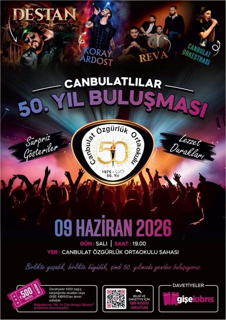 Canbulat Ortaokulu mezunları yarın akşam bir araya geliyor