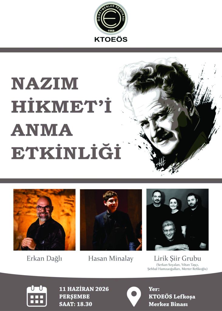 KTOEÖS’den Nazım Hikmet’i anma etkinliği