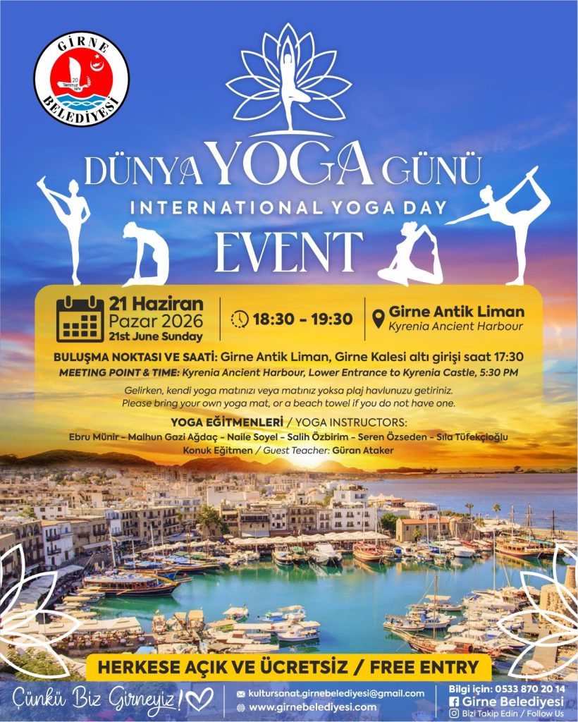 Girne’de “Dünya Yoga Günü” etkinliği düzenleniyor