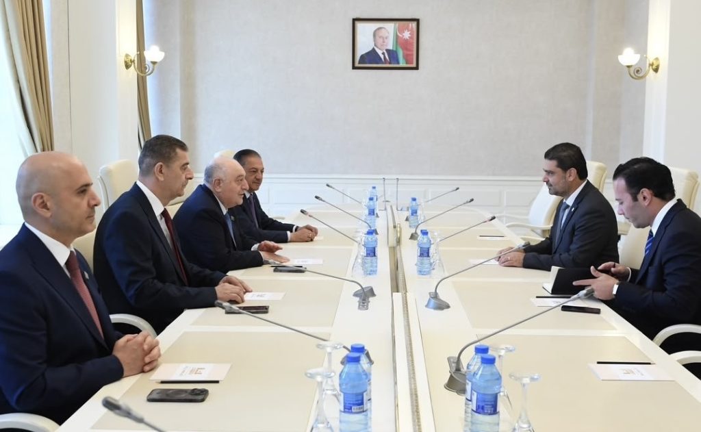Savaşan, Azerbaycan Milli Meclisi’nde Musa Guliyev ile görüştü