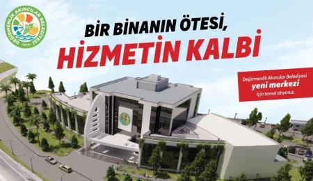 Değirmenlik Akıncılar Belediyesi yeni hizmet binasının temeli yarın atılıyor