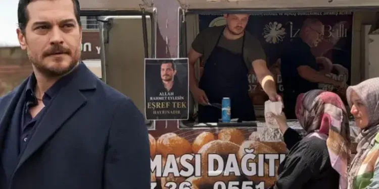 Sevenleri harekete geçti! Ölen ‘Eşref Tek’ için lokma dağıttılar