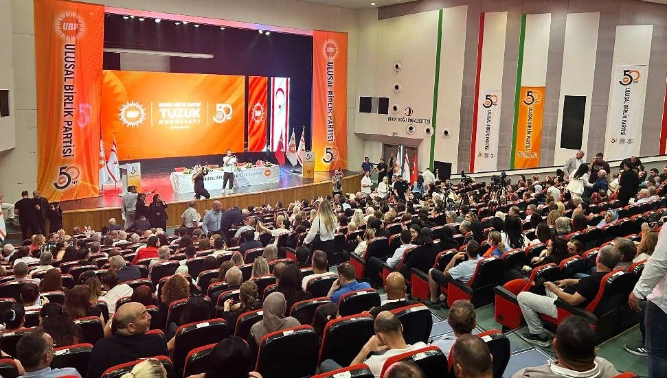 UBP’nin tüzük değişikliği oy birliğiyle kabul edildi!