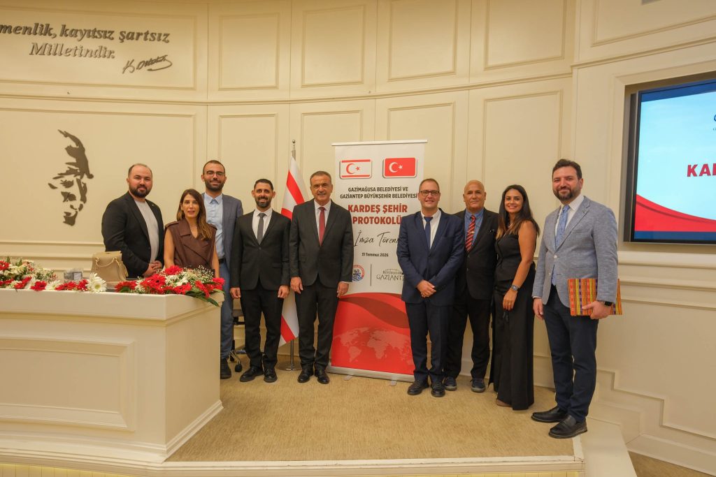 Gazimağusa ile Gaziantep arasında kardeş şehir protokolü imzalandı
