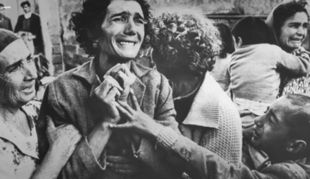 Türkleri suçlayan propagandada, Rumların katlettiği Kıbrıs Türkü’nün eşinin fotoğrafı kullanıldı