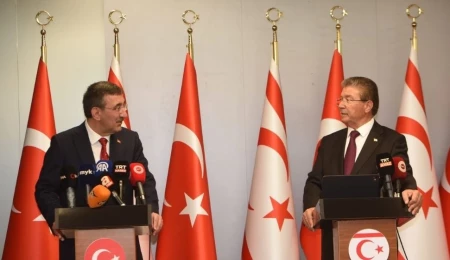Cevdet Yılmaz-Ünal Üstel basın toplantısı: Doğalgaz mutabakatı KKTC’nin gelecek 100 yılını şekillendirecek