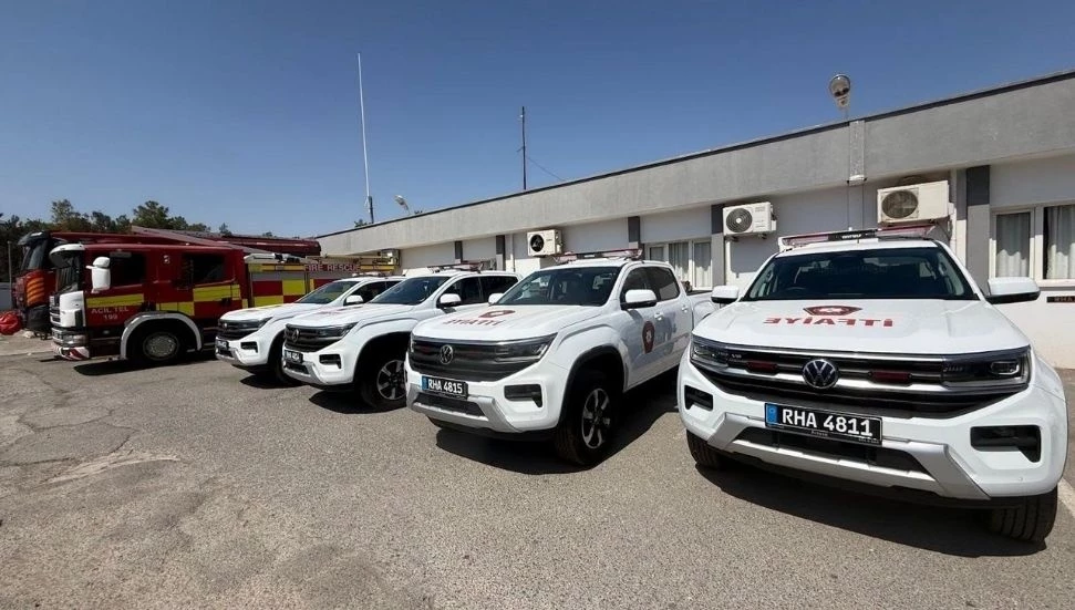 İtfaiye filosu 7 yeni araçla güçlendirildi