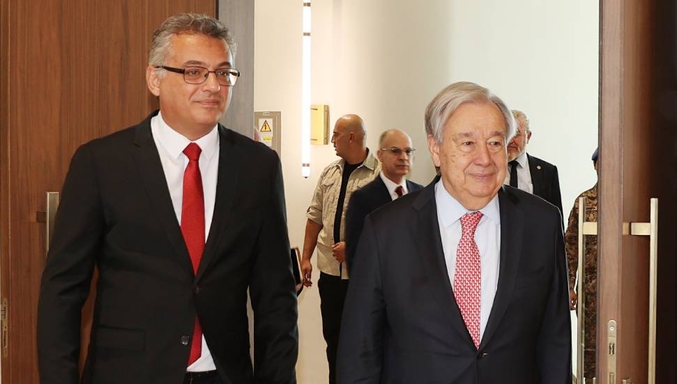 Erhürman ve Guterres görüşmesi başladı