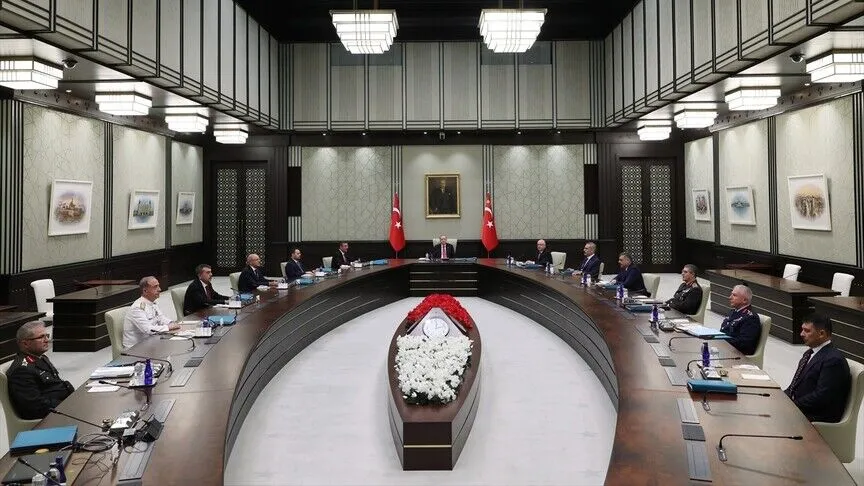 Türkiye’deki Yüksek Askeri Şura, Türkiye Cumhurbaşkanı Erdoğan başkanlığında toplandı