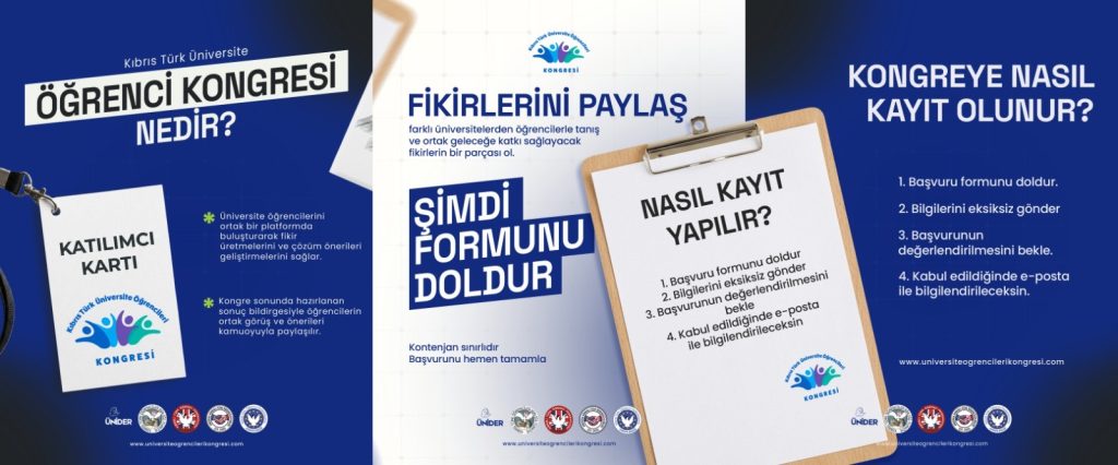 Kıbrıs Türk Üniversite Öğrencileri Kongresi için kayıtlar sürüyor