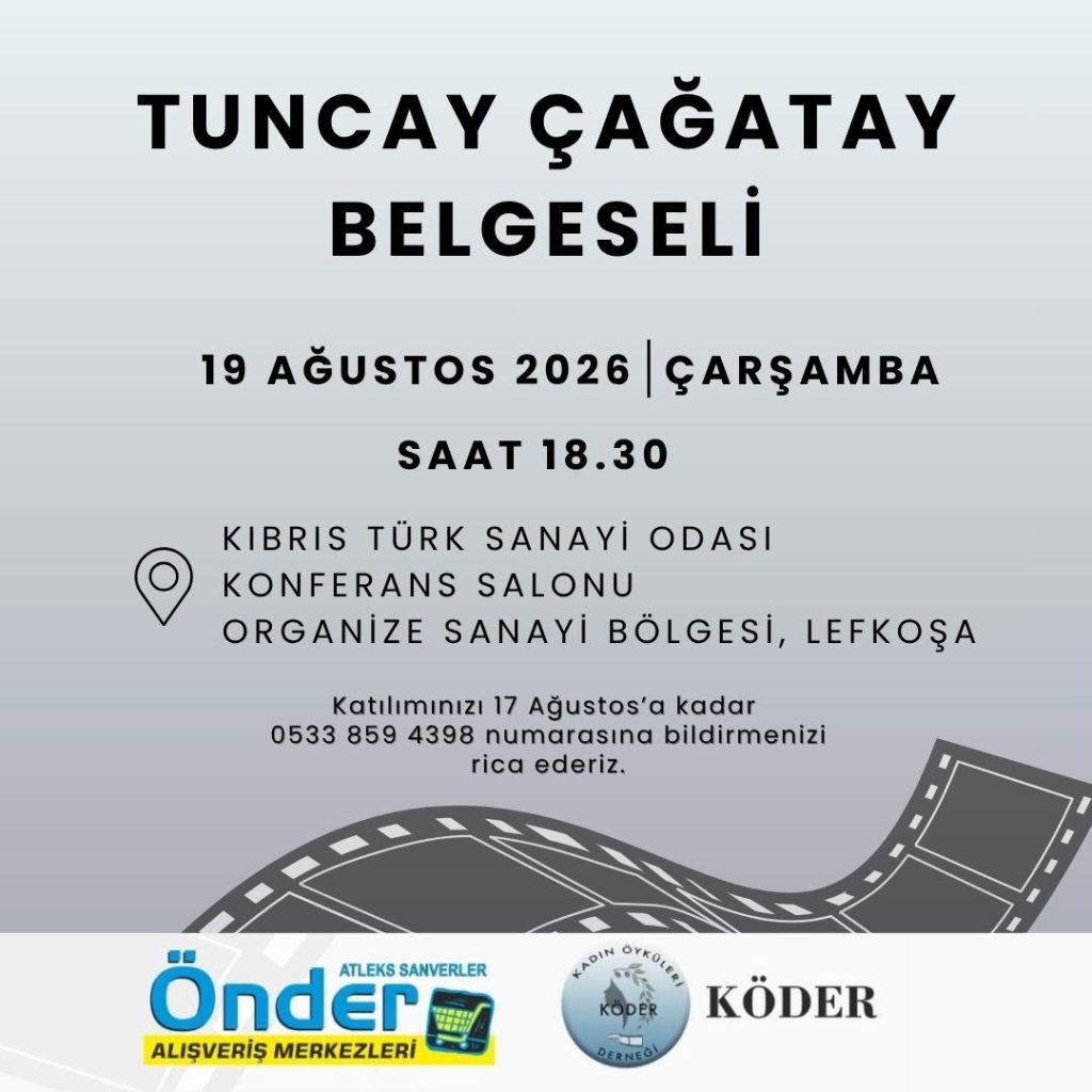 Edebiyat öğretmeni Tuncay Çağatay’ın belgeseli gösterilecek