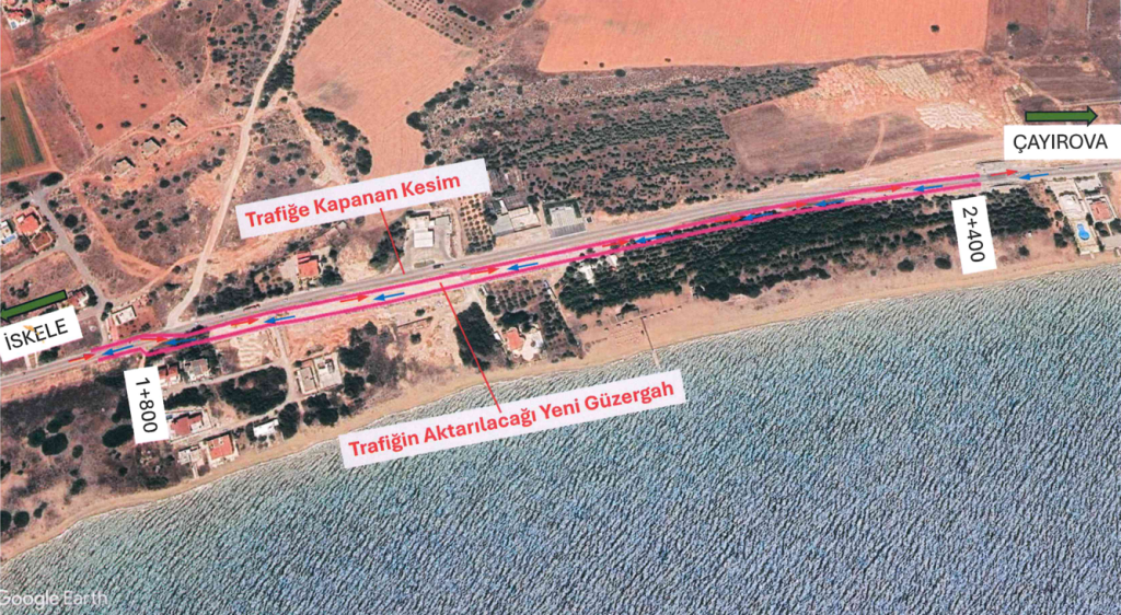 Bahçeler- Boğaz kavşakları arasındaki kesim yarından itibaren yeni yol güzergâhına aktarılacak