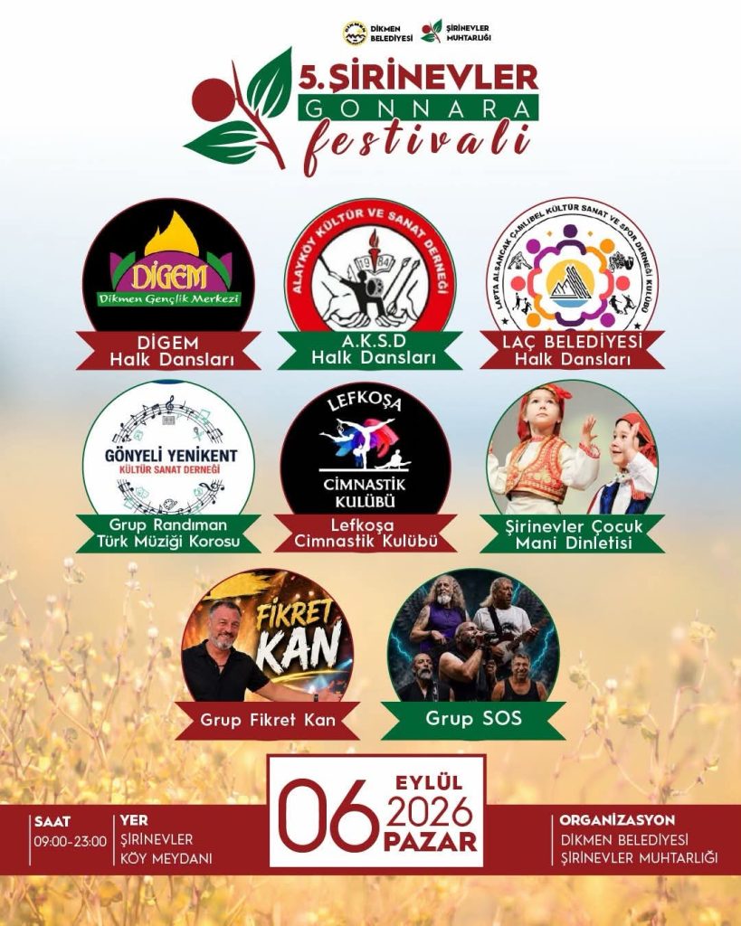 5. Şirinevler Gonnara Festivali 6 Eylül’de yapılacak