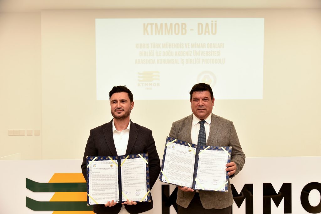 KTMMOB ve DAÜ arasında “Kurumsal İş Birliği Protokolü” imzalandı