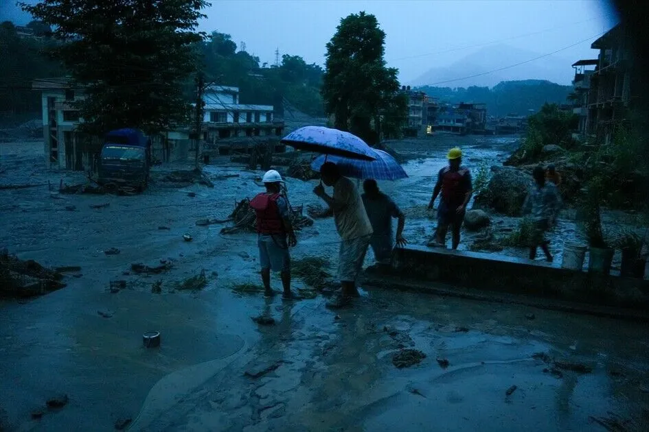 Nepal’deki sel felaketinde sınırın Çin tarafında hayatını kaybedenlerin sayısı 5’e çıktı