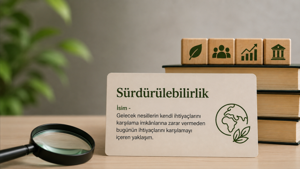 TDK sözlüğünde “Sürdürülebilirlik” tanımı genişletildi