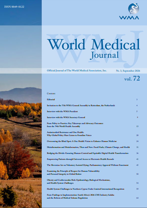 KTTB Başkanı Dalkan’ın makalesi World Medical Journal’da yayımlandı