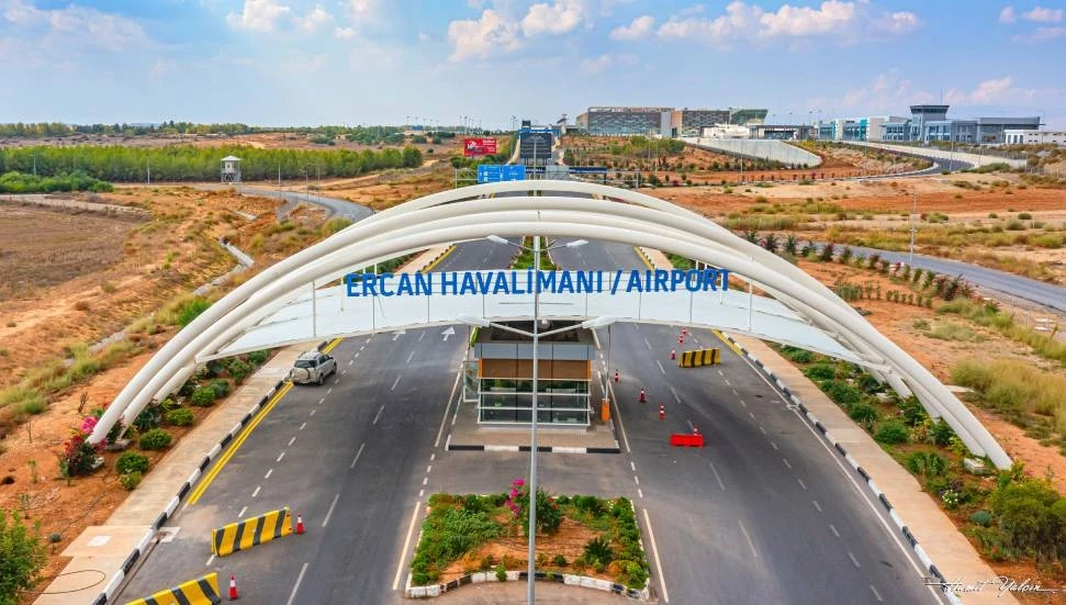 Ercan Havalimanı’nda 8 aylık yolcu trafiği 4 milyona yaklaştı