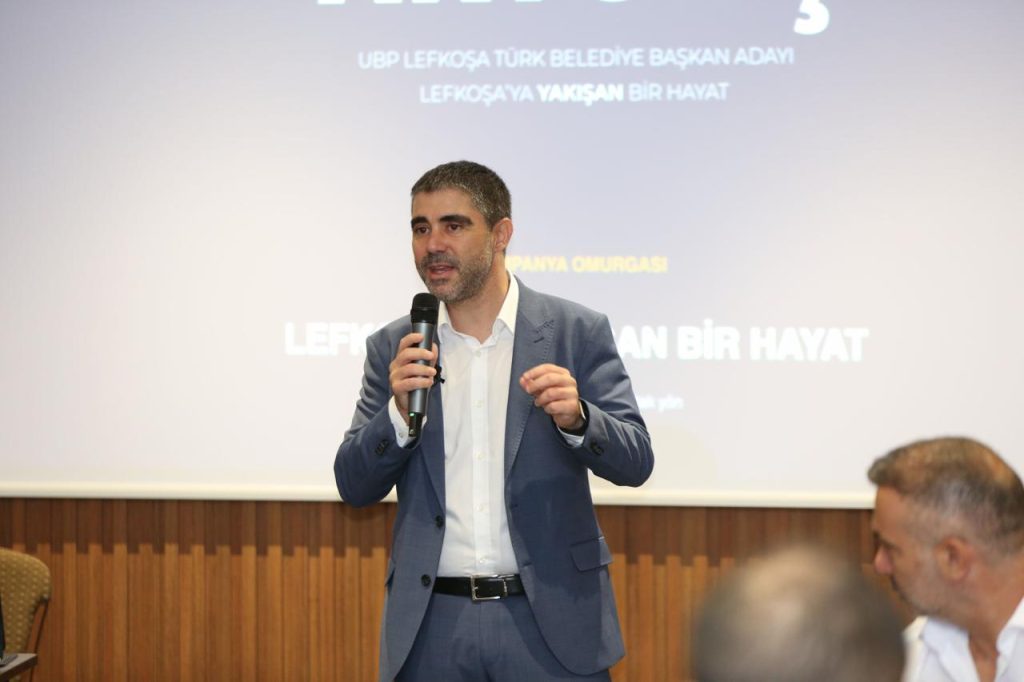 UBP’nin LTB Başkan adayı Aktunç, UBP meclis adaylarıyla buluştu
