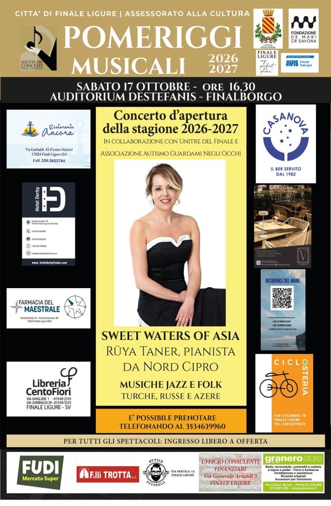 Cumhurbaşkanlığı Özel Sanat Danışmanı Rüya Taner, İtalya’da konser sezonunun açılışını yapıyor