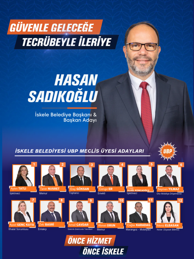 UBP İskele Belediye Meclis üyesi adayları açıklandı