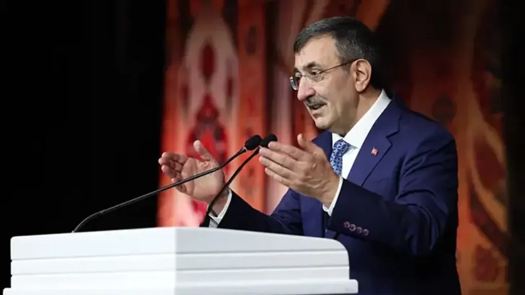 TC Cumhurbaşkanı Yardımcısı Yılmaz, “Türk Dünyası Diyalog Forumu”nda konuştu