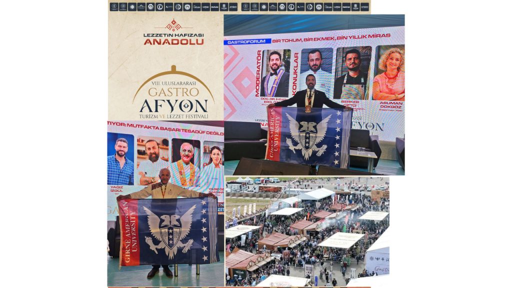 GAÜ, 8. Uluslararası Gastro Afyon Turizm ve Lezzet Festivali’nde temsil edildi