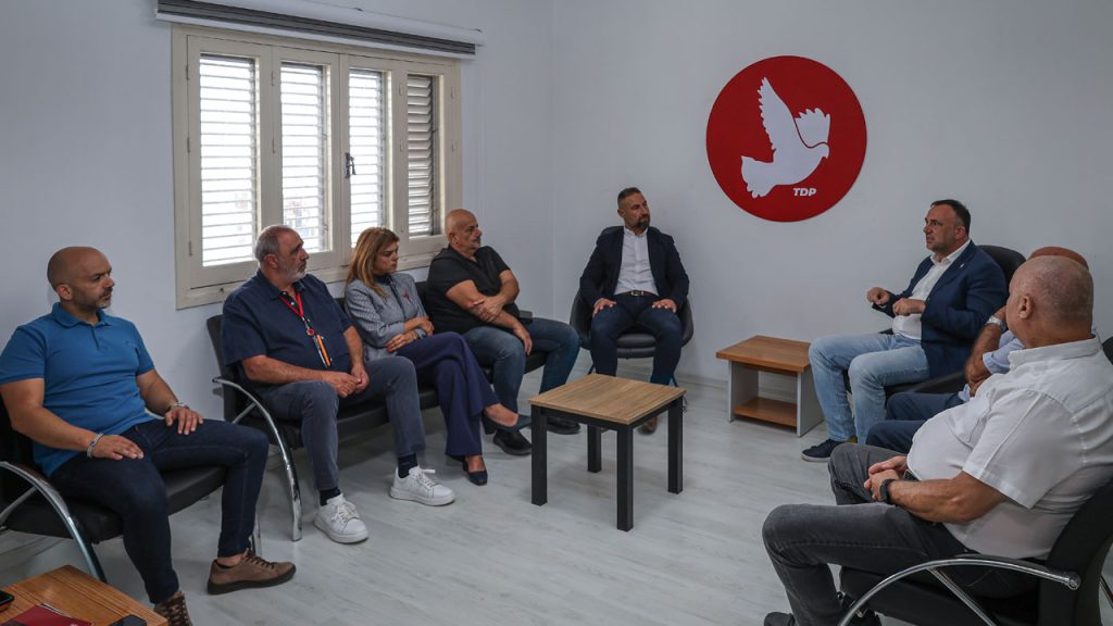 TDP, KTÖS heyetini kabul etti