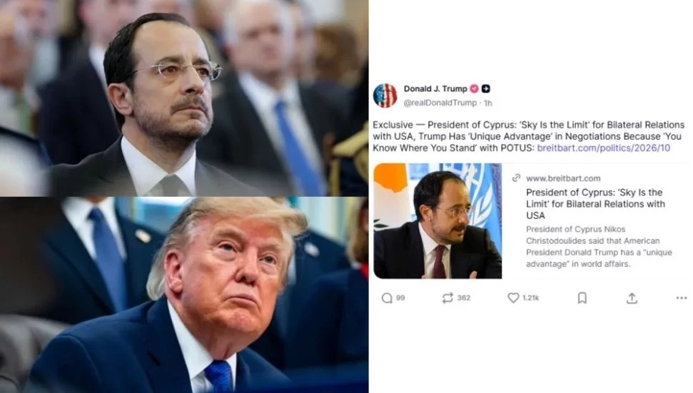 Hristodulidis ve Trump’tan karşılıklı paylaşım: ABD, güvenlik ve istihbaratta en yakın müttefikimiz